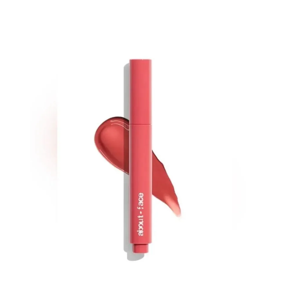 about-face Cherry Pick Lip Color Butter Juicy Squeeze Glossy Balm in GUAVA CRUSH